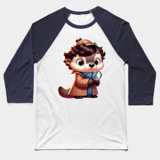 Cute Cumberbatch Sherlock Otter Baseball T-Shirt